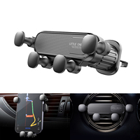 Support de téléphone portable de voiture pour grille d'aération de voiture, clip GPS antichoc, support de smartphone, gravité, universel, 4.7-7 pouces 1